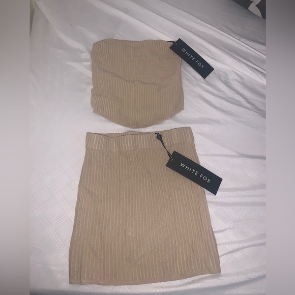 White Fox matching set - Picture 2 of 4